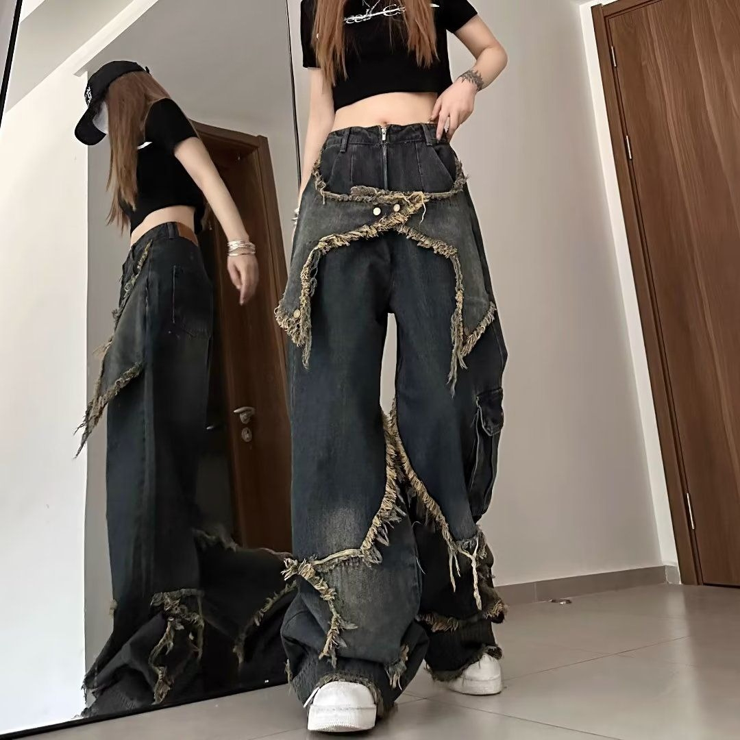 2025 Chic Gothic Pockets Zippe - Street Fashion Trend 2025 ulasan dan harga