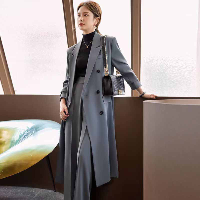 FANAN Elegant Long Trench Coat - Street Fashion Jacket Men ulasan dan harga