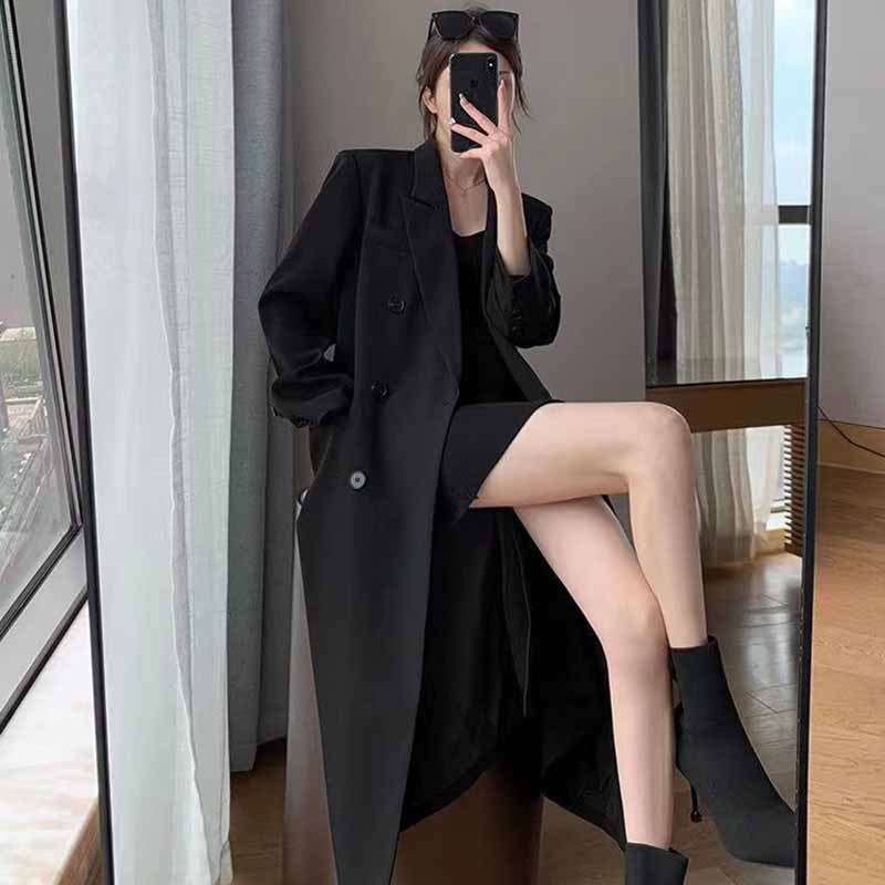 FANAN Elegant Long Trench Coat - Street Fashion Jacket Men ulasan dan harga
