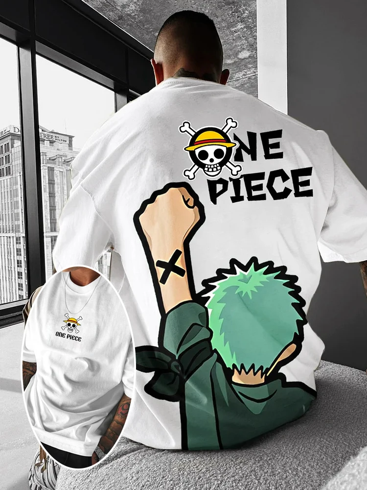 ONE PIECE Luffy Zoro 2025 Summ - Street Fashion Trend 2025 ulasan dan harga
