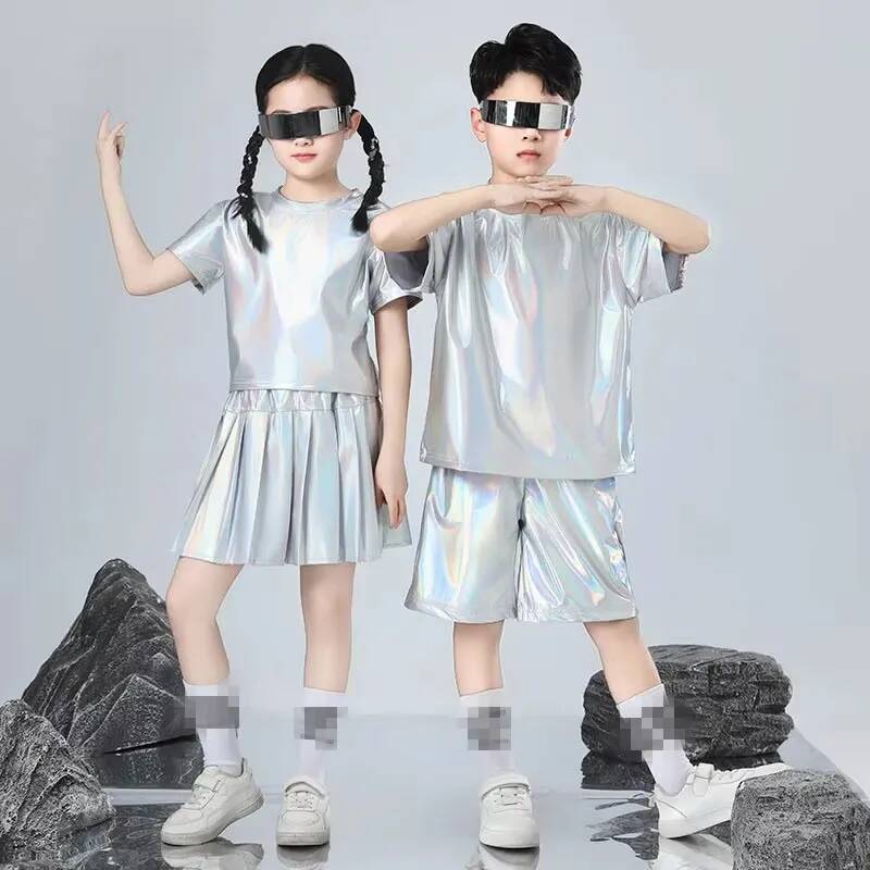 Boys and Girls Hip-hop Set Sil - Street Fashion Runway ulasan dan harga