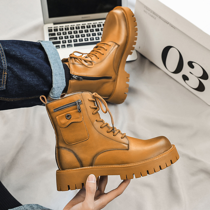 2025 Trend Men Boots Sneakers  - Street Fashion Trend 2025 ulasan dan harga