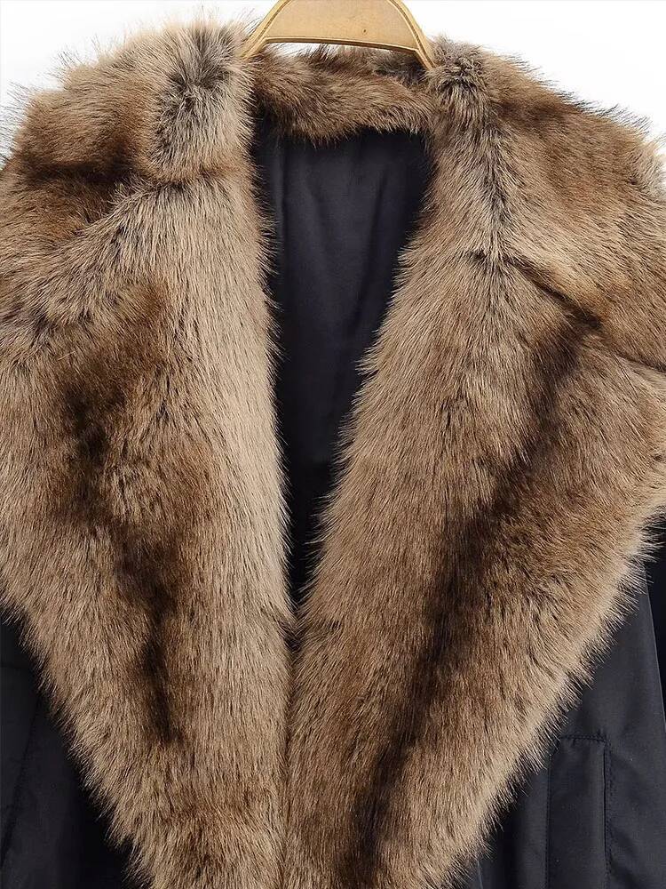 Women Fashion Faux Fur Collare - Street Fashion Taiwan ulasan dan harga