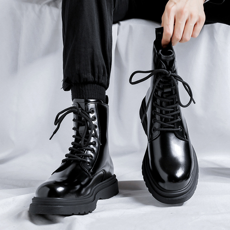 men fashion platform boots bla - Street Fashion Dress ulasan dan harga