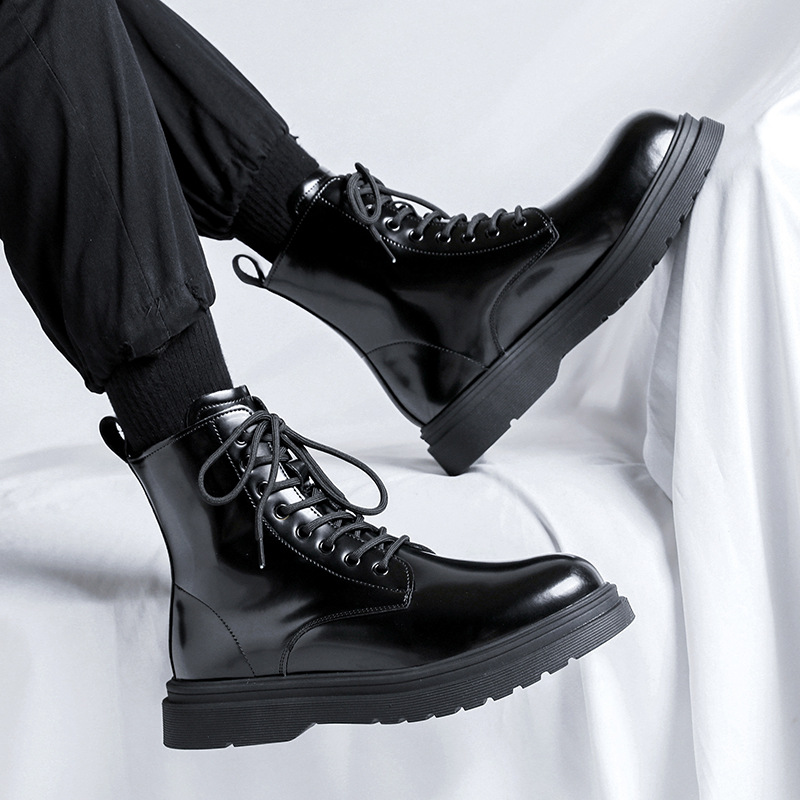 men fashion platform boots bla - Street Fashion Dress ulasan dan harga