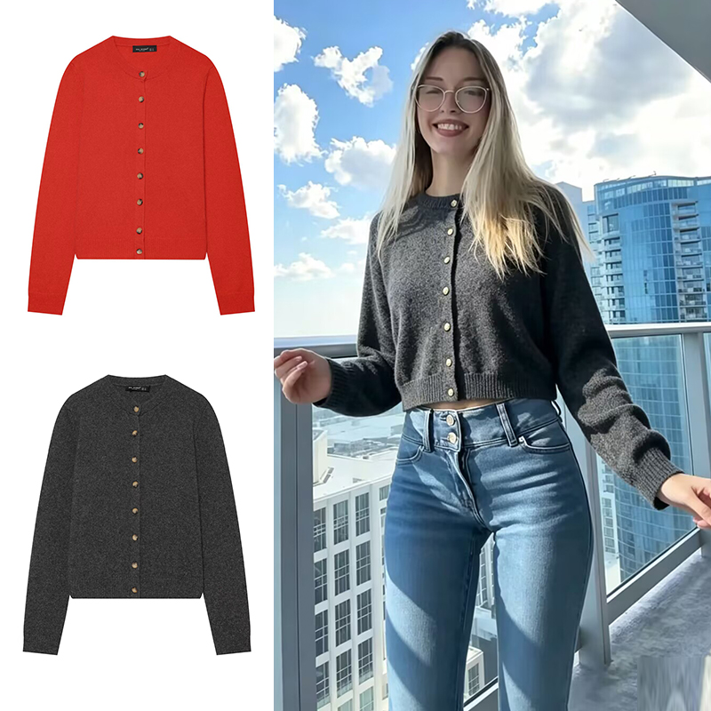 Women's Autumn Cardigan Sweate - Street Fashion Youth ulasan dan harga