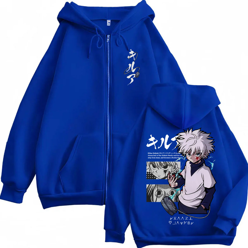 Anime Hunter X Hunter Zipper H - Street Fashion Jacket Men ulasan dan harga