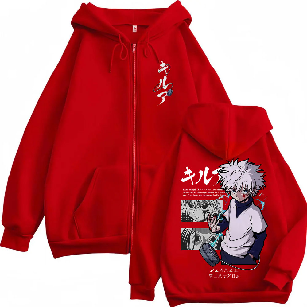 Anime Hunter X Hunter Zipper H - Street Fashion Jacket Men ulasan dan harga