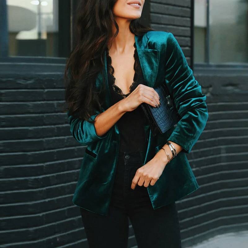 Casual Slim Long Sleeve Women' - Street Fashion Taiwan ulasan dan harga