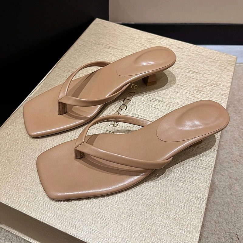 Summer Women Clip Toe Slippers - Street Fashion Dress ulasan dan harga