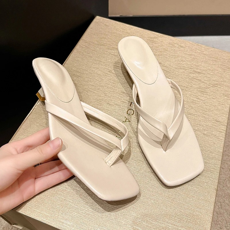 Summer Women Clip Toe Slippers - Street Fashion Dress ulasan dan harga