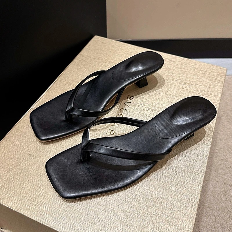 Summer Women Clip Toe Slippers - Street Fashion Dress ulasan dan harga
