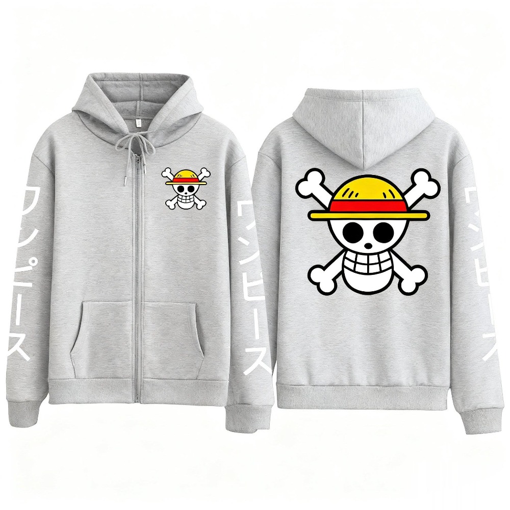 New Oversized One Piece Luffy  - Street Fashion Jacket Men ulasan dan harga