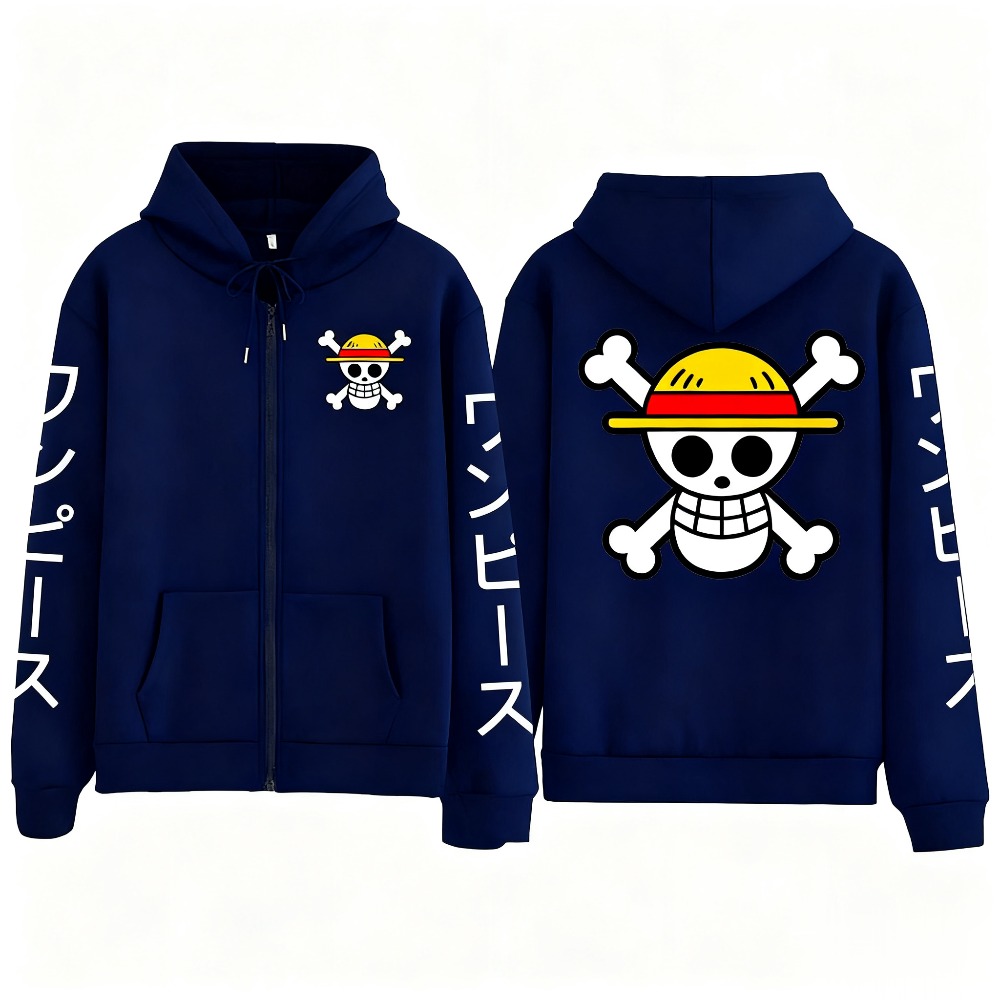 New Oversized One Piece Luffy  - Street Fashion Jacket Men ulasan dan harga