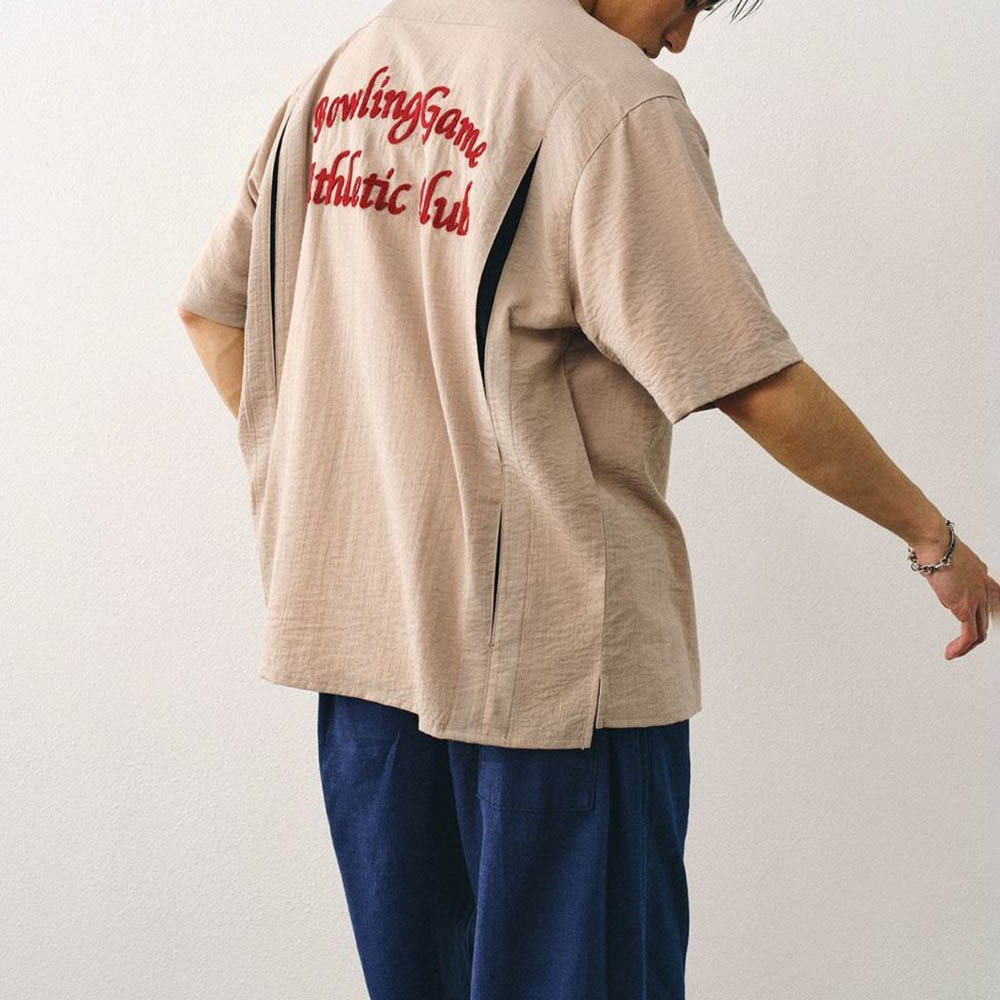 Men's Embroidered Short-Sleeve - Street Fashion Trend 2025 ulasan dan harga