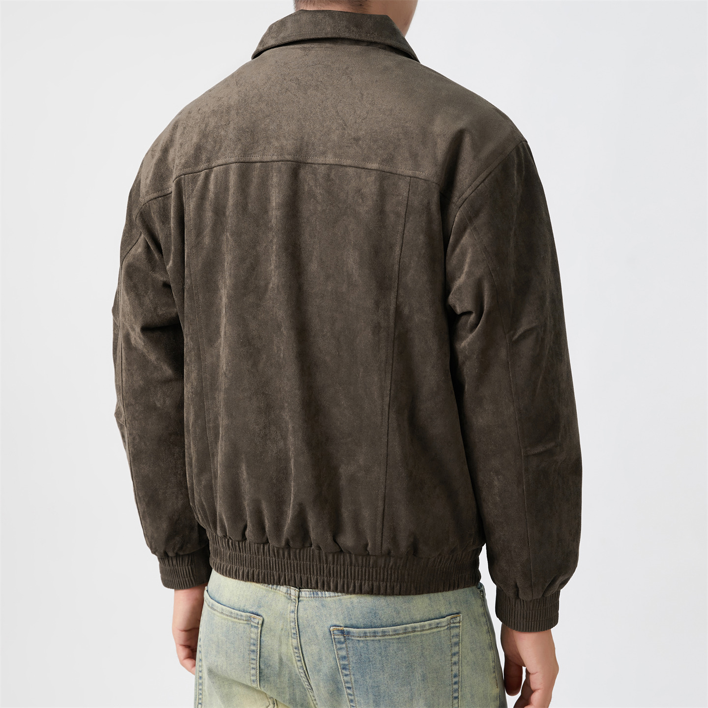 Men Cropped Boxy Minimalist Fa - Coach Jacket Bomber ulasan dan harga