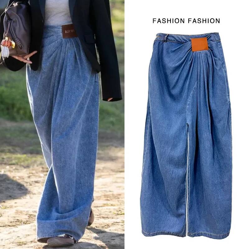 Wide Leg Jeans Women's 2026 Ne - Street Fashion Taiwan ulasan dan harga