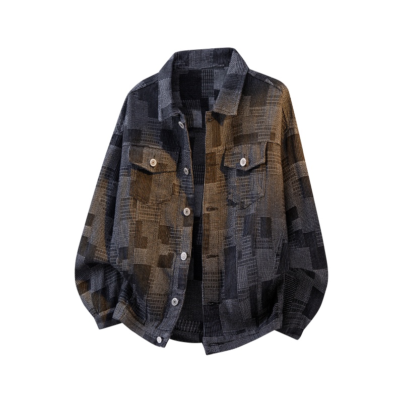 2026 Spring Men Washed Denim J - Street Fashion Jacket Men ulasan dan harga