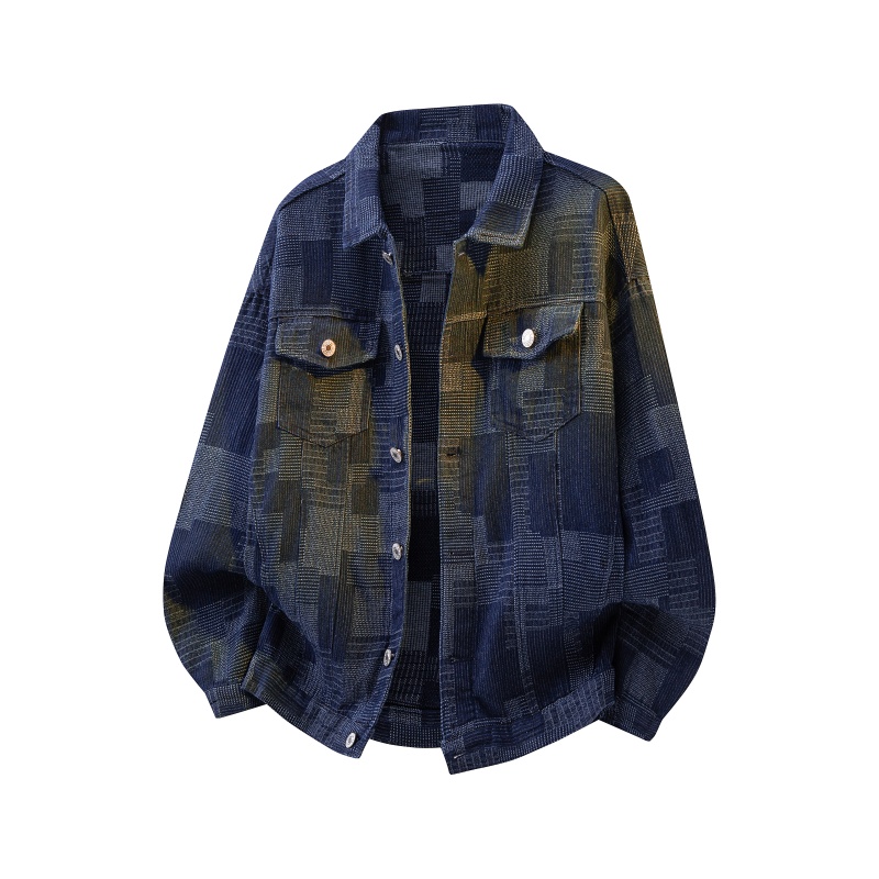 2026 Spring Men Washed Denim J - Street Fashion Jacket Men ulasan dan harga