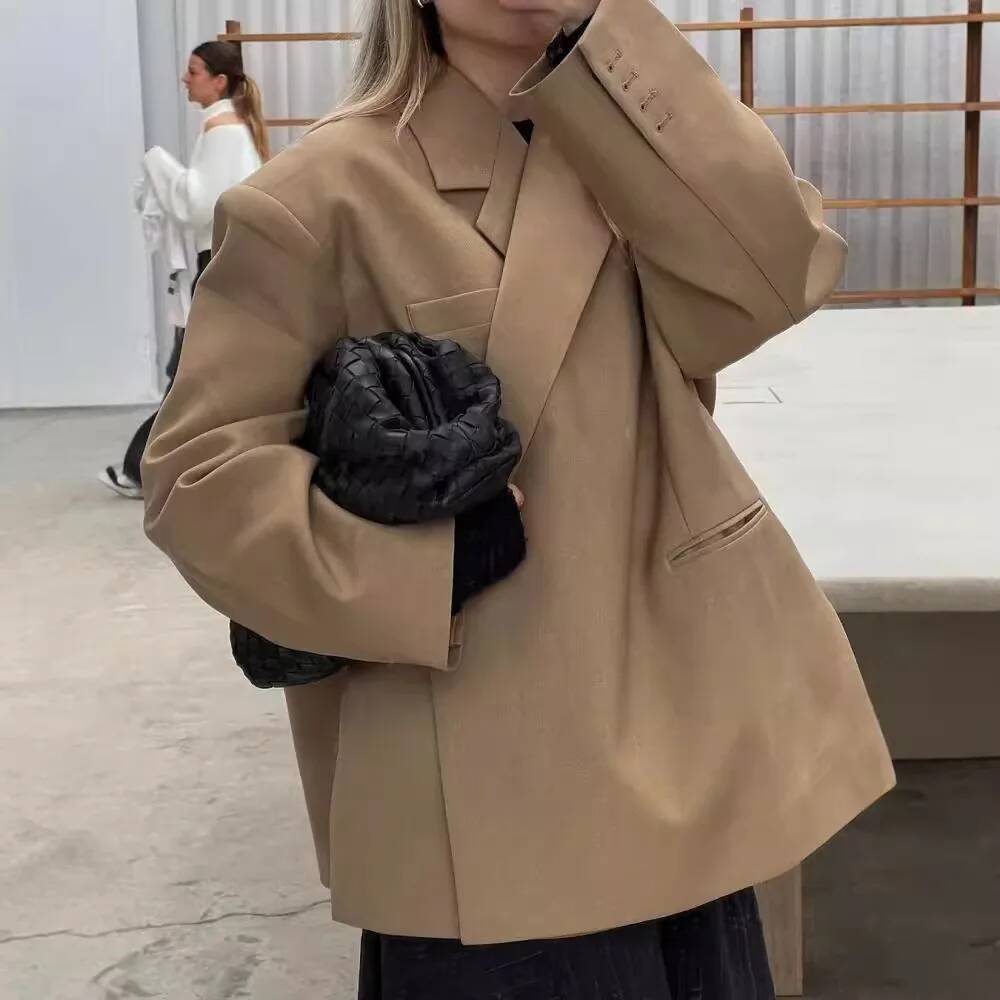 Fashion Blazers Coat Women Lon - Street Fashion Taiwan ulasan dan harga