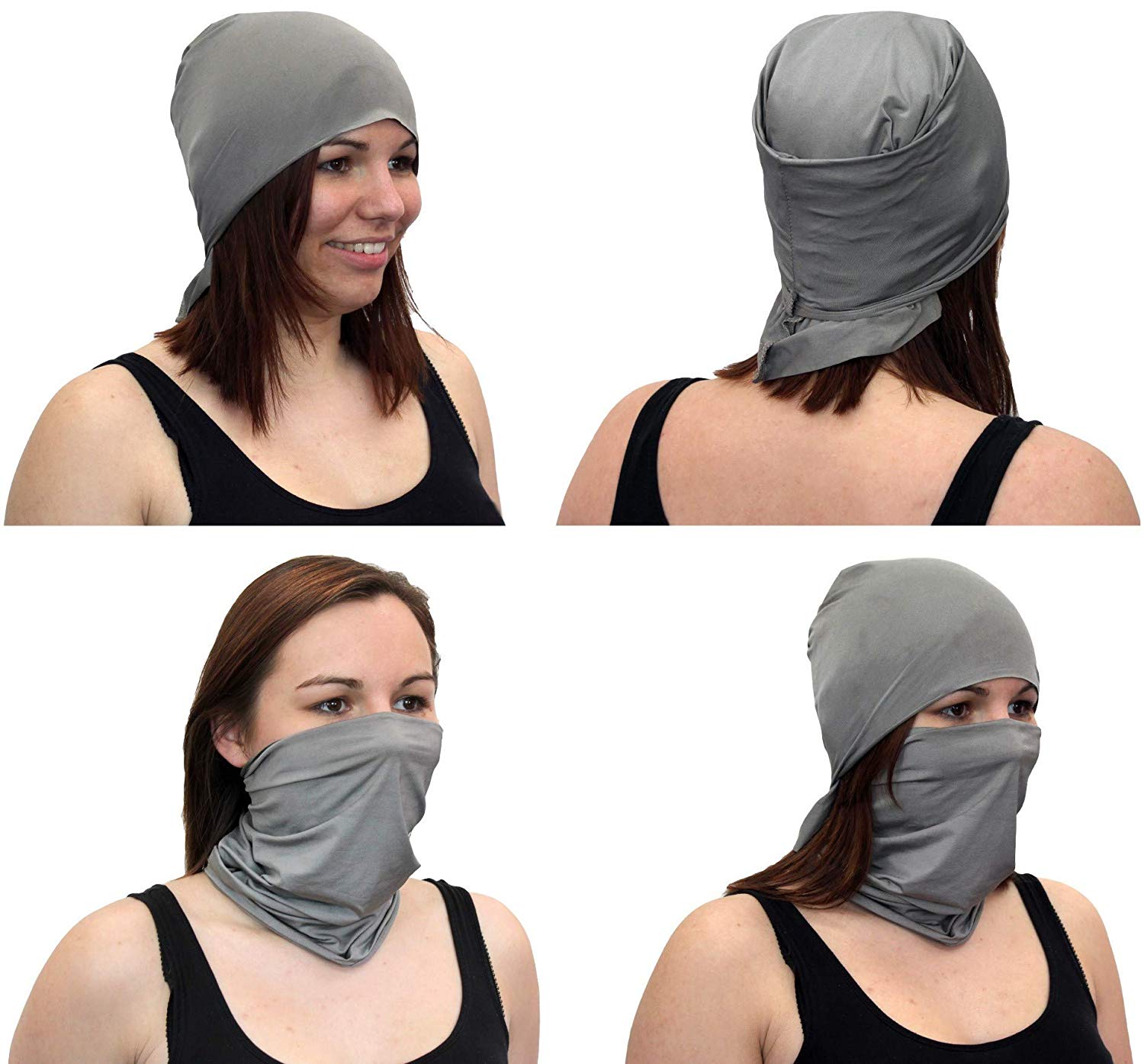 Silver Fiber Multi-function Ha - Bandana Multi Way ulasan dan harga