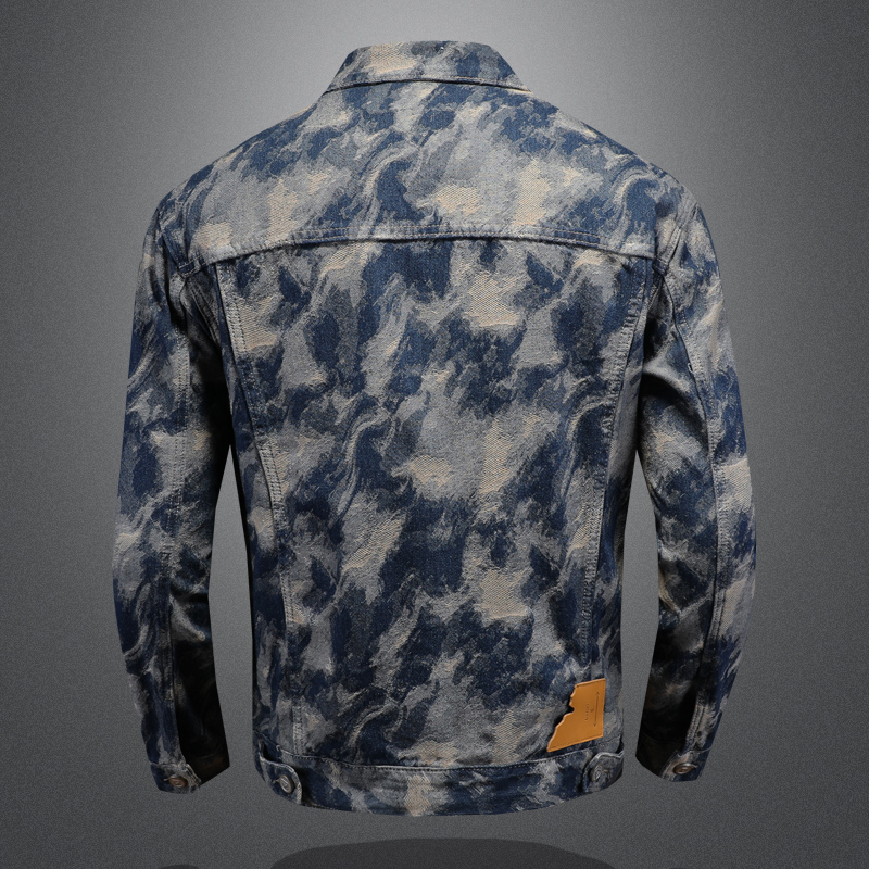 2025 Spring Vintage Denim Jack - Street Fashion Jacket Men ulasan dan harga