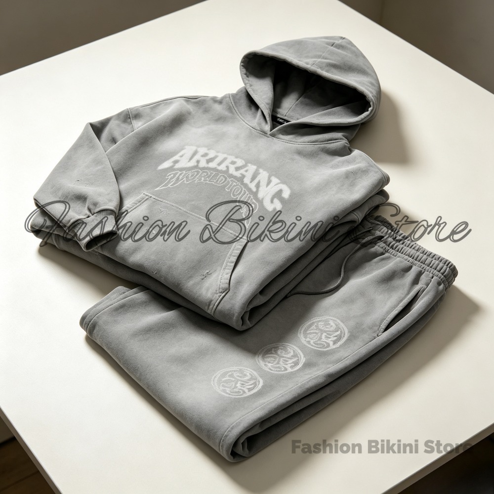 NEW Washed Grey Retro Hoodie 3 - Street Fashion Jacket Men ulasan dan harga