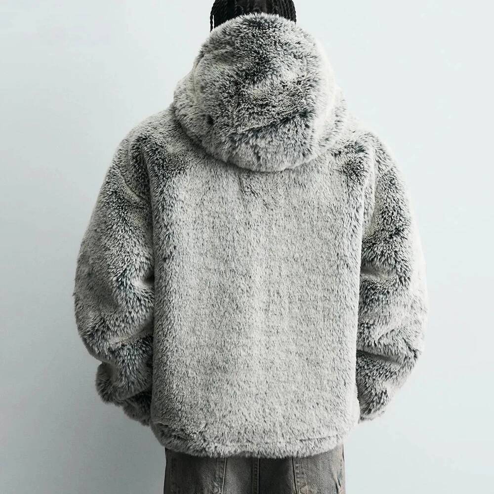 Winter New Faux Fur Long-Sleev - Street Fashion Taiwan ulasan dan harga