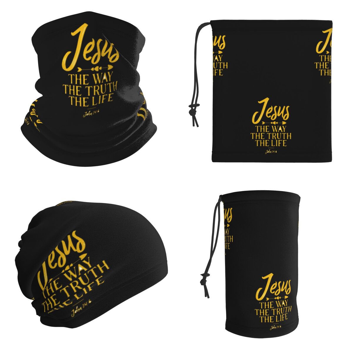 John 14 6 Jesus The Way Truth  - Bandana Multi Way ulasan dan harga